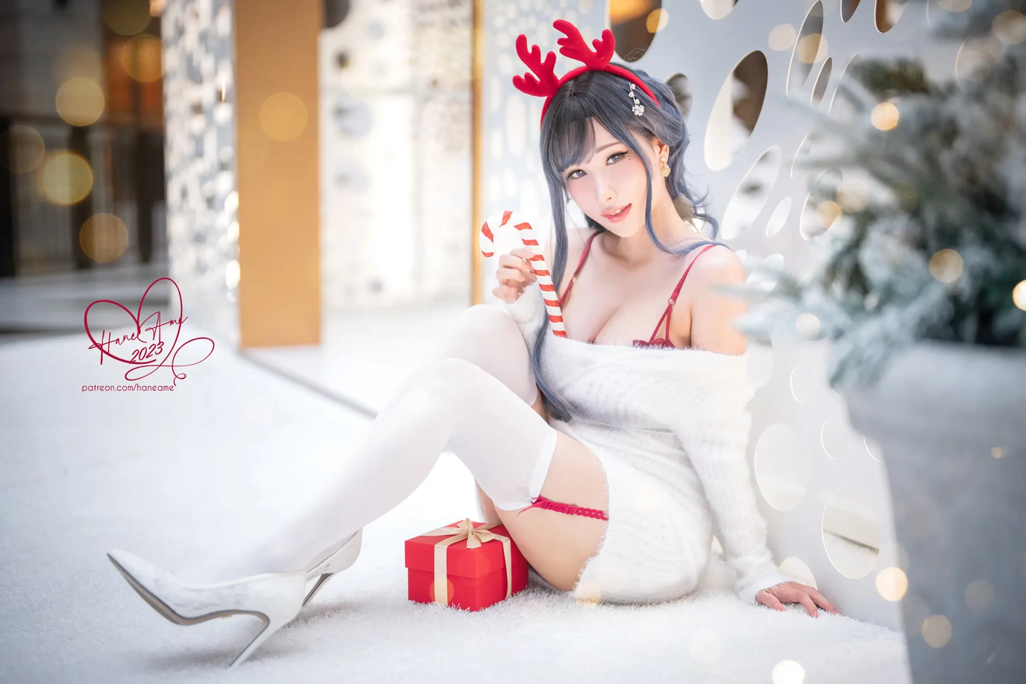 HaneAme | ハネアメ雨波 - Onesan Moose White Xmas