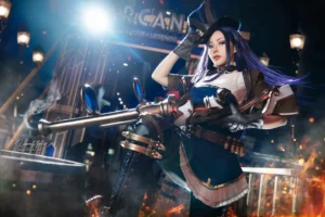 HaneAme ハネアメ雨波 - Arcane Caitlyn League of Legends